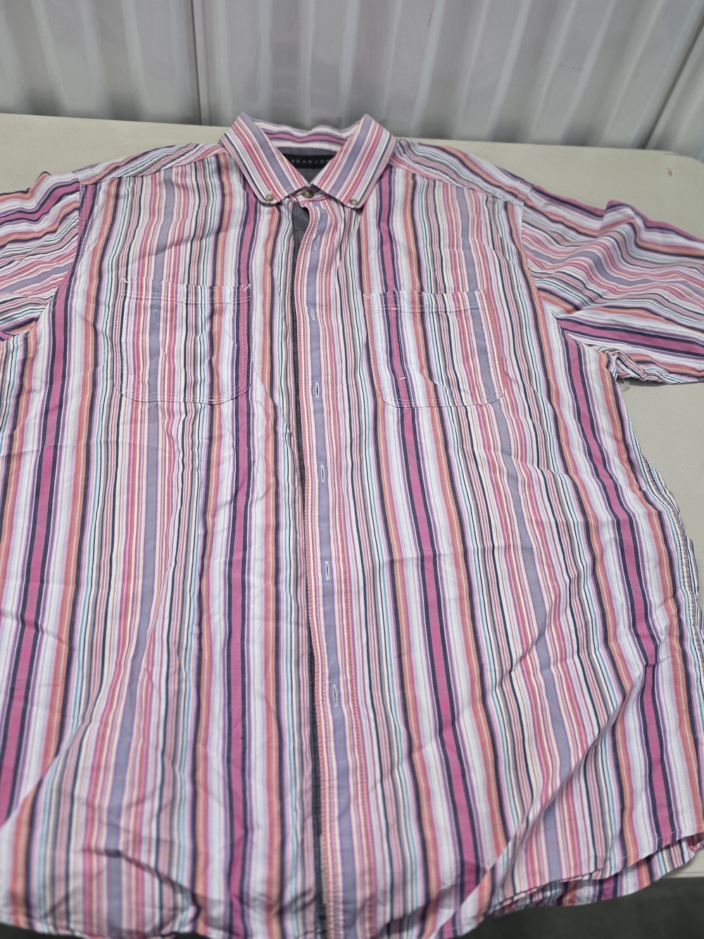 Sean John Colorful Button Down Shirt Men's Size XL
